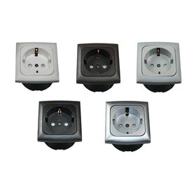 Crusader Wandcontactdoos + Raam + Isodoos