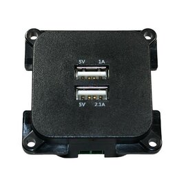 Crusader USB Contactdoos Dubbel