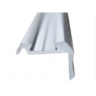 Hoeklijst Zilver 22mm. excl. inlegbies