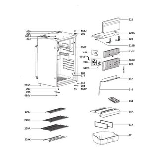 Dometic Koelkast rooster  voor o.a RM8501