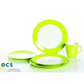 Gimex Dinerset Rainbow Lime 16 delg.