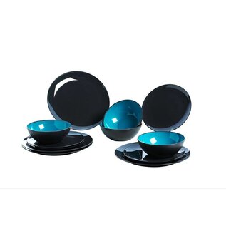 Gimex Greyline Türkis servies 12- delig