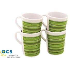 Outwell Blossom Mokken Set 4 Stuks Pogonia Green