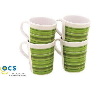 Outwell Blossom Mokken Set 4 Stuks Pogonia Green
