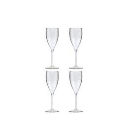 Via Mondo Champagneglazen set van 4 stuks.