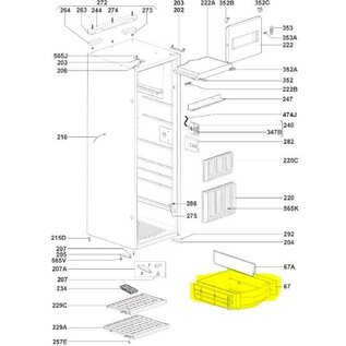 Dometic Groentebak voor deRML 8330