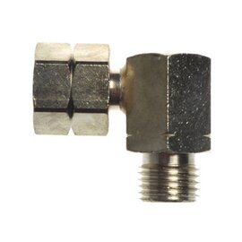 Knie verloopkoppeling 1/4 inch links buitendraad