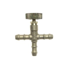 T - Slangverbinder. 8 mm met kraan