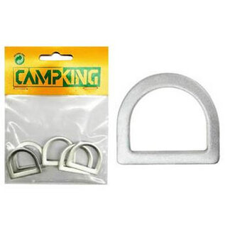 D Ring aluminium 13 mm á 10 st