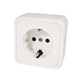 Stopcontact enkel opbouw