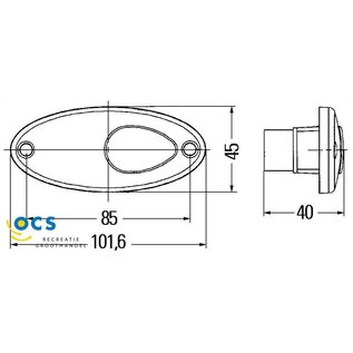 Hella navigatielicht M reflector