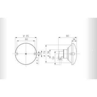 Jokon Jokon Knipperlicht helder glas