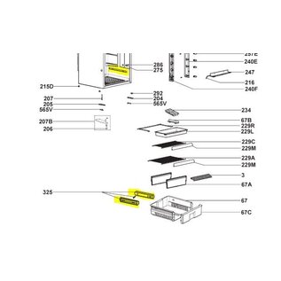 Dometic Schuif voor vershoudlade RML 9430