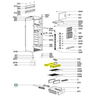 Dometic Schuiflade voor RML9430
