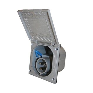 Crusader CEE invoerdoos standaard deksel zilvergrijs