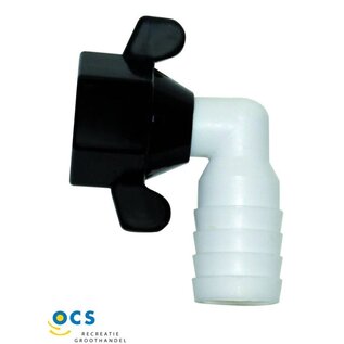 Surflo aansluitnippel  haaks 10mm