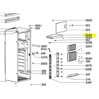 Dometic Dometic Bodem diepvries compartiment