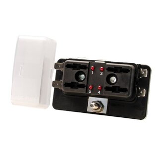 Zekering verdeelbox 4 weg LED defect aanduiding