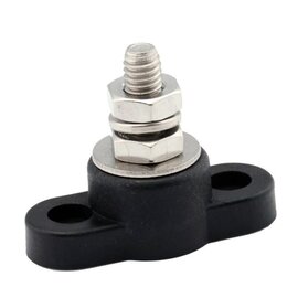 Enkel verdeelpunt 34.5 mm / 8 mm zwart