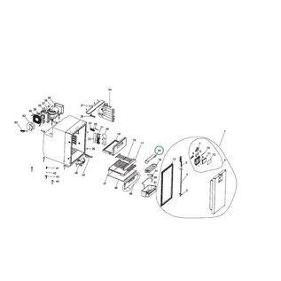 Dometic Afdekking deurvak CRX1080