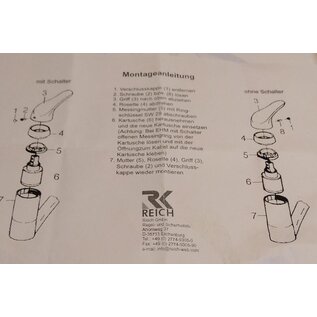 Reich Reich Kraanpatroon v. warm/koud regeling