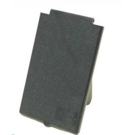 Deksel zwart langw. inbouwstekkerdoos