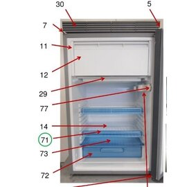 Dometic Dometic roosterlijst Lijst Blauw
