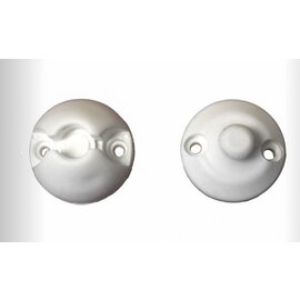 laika Laika deurvanger 2-delig Wit