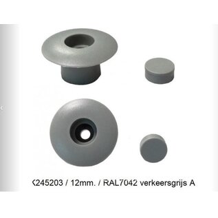 Knaus Tabbert  Bumperdopjes verkeersgrijs 12mm RAL7042