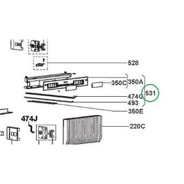 Dometic Dometic bedieningspaneel  RMD 8505 rechts