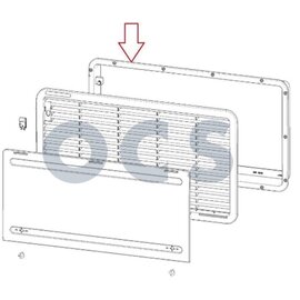 Dometic Dometic inbouwframe wit