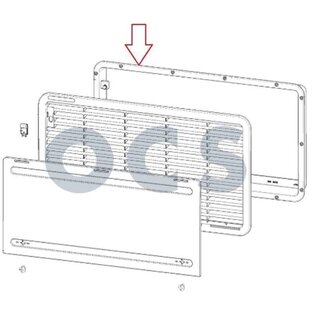 Dometic Dometic inbouwframe wit