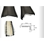 Onderlegrubber lijst zwart 22 mm  per meter