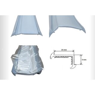 Onderleg rubber  32 mm o.a. Knaus van 2004 tot 2011 per meter