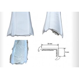 Onderlegrubber Lichtgrijs/Wit 30 mm per meter o.a. Knaus Sport vanaf 2014