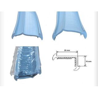 Onderlegrubber Grijs 30 mm o.a. Hobby en Fendt rol 45 meter
