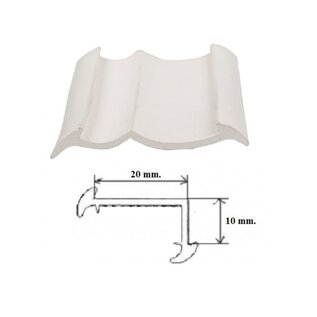 Onderlegrubber Wit o.a. voor Burstner