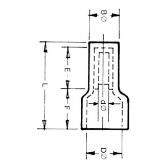 Kabelschoen eindverbinder 2,0-5,5mm2