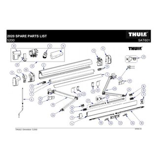 Thule  Eindkappen Omnistor 5200
