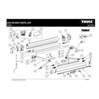 Thule Omnistor 5200 Knikarmgeleiders