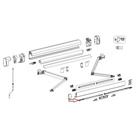 Thule Thule 5200 Steunpoot 162 cm