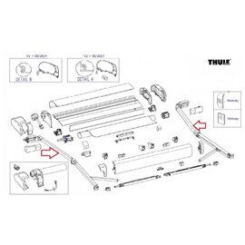 Thule Thule 9200 Knikarm links