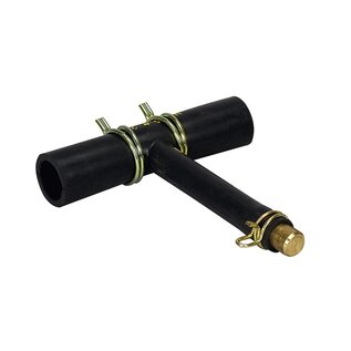 Alde  T-stuk rubber Ø 22 mm 120 x 122 mm