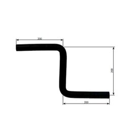 Alde Alde rubber S bocht 200x200x200 mm