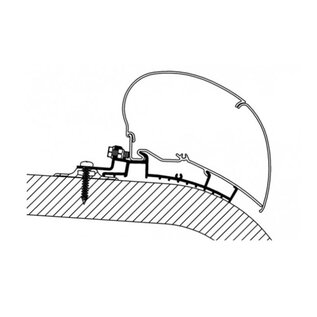 Thule Omnistor Giottiline adapter 3 stuks