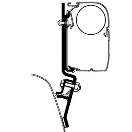 Thule Thule Omnistor VW T2 T3 wandmontage Van