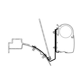 Thule Thule Wandadapter VW T4 Lift Roof