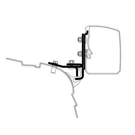 Thule Omnistor  Minivan adapter VW T5/ T6 brandrup rail