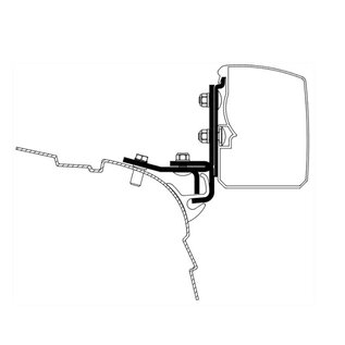 Thule Thule Omnistor  VW T5 / T6 brandrup rail