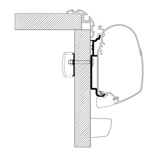 Thule Thule Omnistor adapter Knaus 2017